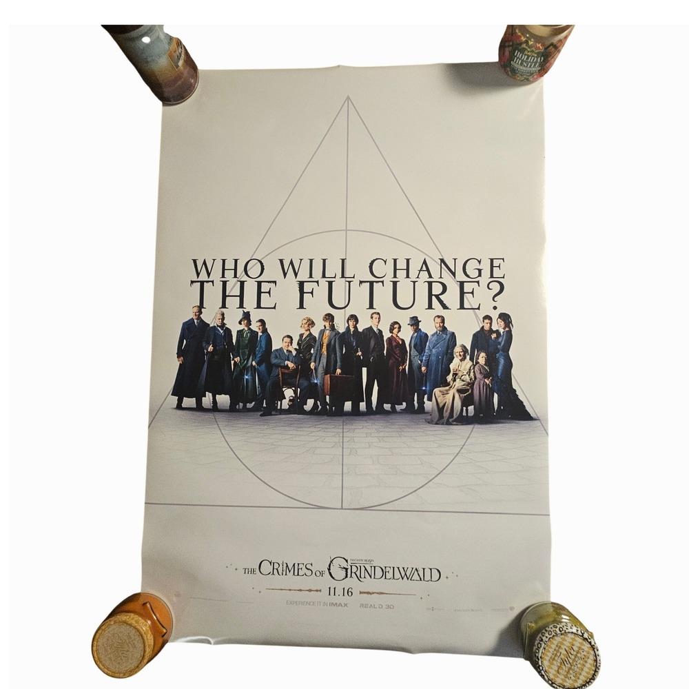 Fantastic Beasts The Crimes of Grindelwald‎ 2018 Movie Poster 27x40 Johnny Depp